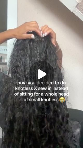 Crowned By Sy Hair Studio on Instagram: "🤣😂🤣🤭 these small boho knotless X sew in using my raw Indian hair are sooooo cute & take less time 🤫🤗  These are available for booking online! (Raw hair must be requested it will be an additional cost!!)   #smallboxbraids #smallknotlessbraids #boraborabraids #rawindianhair #rawindianbraids #phillybraiders #phillyhairstylist #phillyknotlessbraids #smallbohoknotless #mediumknotlessbraids #bohostyle #bohoknotlessbraids #extrasmallknotless #newjerseyhairstylist #jerseybraider #jerseyknotlessbraids #trending #crownedbysy" Small Boho Knotless, Indian Braids, Small Box Braids, Boho Knotless, Raw Indian Hair, Indian Hair, Small Boho, Raw Hair, Sew In