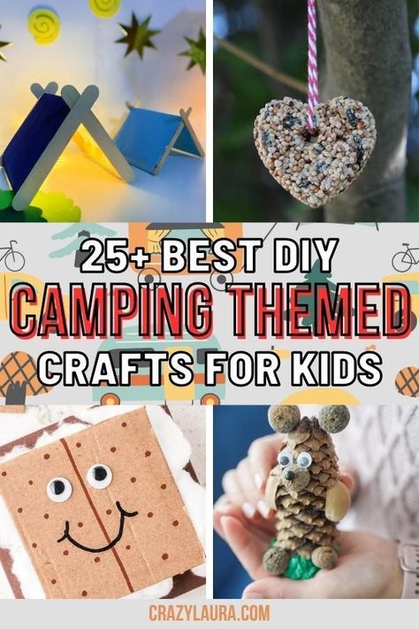 Embark on a crafting adventure with camping-themed crafts for kids! Unleash creativity and camping spirit with these fun and easy projects. #DIY #Crafts #Camping #Kids Camping Themed Crafts, Ombre Techniques, Tent Craft, Camping Kids, Adventure Crafts, Camping Crafts For Kids, Crazy Laura, Lantern Craft, Summer Camp Crafts