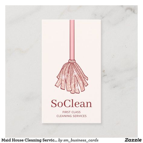 Cleaning Business Ideas, Pink Cleaning, Cleaning Company Logo, Cleaning Service Flyer, Cleaning Service Logo, Glitter House, Job Cards, Company Business Cards, Floor Mop