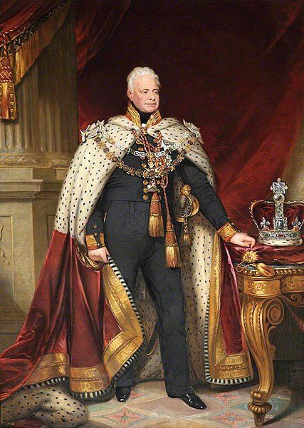 King William Iv, Coronation Robes, William Iv, King William, William Henry, British Monarchy, A4 Poster, St Andrews, Westminster Abbey