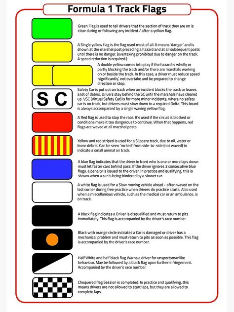 F1 Flags Meaning, F1 Knowledge, F1 Explained, F1 Flags, F1 Journal, Formula 1 Track, F1 Track, F1 Aesthetic, Watch F1