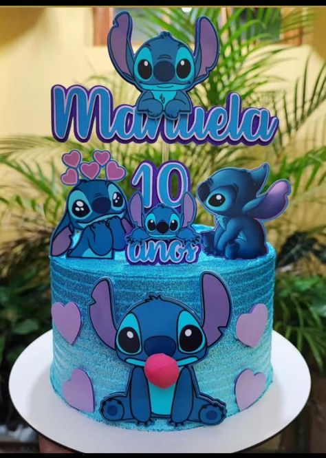 Bolos Do Stitch, Stitch Birthday Cake, Ariel Cake, ليلو وستيتش, Stitch Cake, Cute Iphone Wallpaper Tumblr, Lilo And Stitch Quotes, Christmas Holiday Cake, Lilo Y Stitch