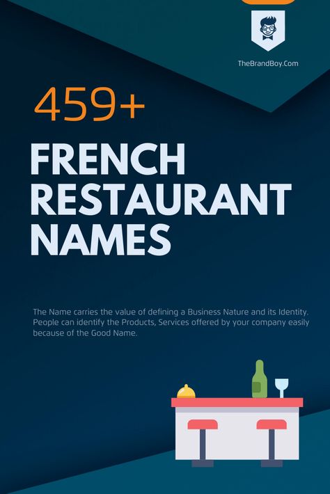 365+ Catchy French Restaurant Names | Small Business French Names For Business, Restaurant Names Ideas, Food In French, Store Names Ideas, Bakery Names, Gallery Restaurant, French Names, Coffee Restaurants, Bistro Food