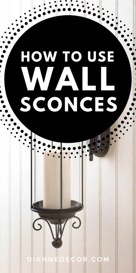 The popularity of wall sconces has taken off this year, and for good reason. They’re an incredibly versatile wall light fixture. Not to mention beautiful to look at. #wallsconces #wallsconce #bedroomwallsconce #bathroomwallsconce #outdoorwallsconce #homedecor #decor Hanging Sconces Living Room, Wall Candle Sconces Living Rooms, Candle Wall Sconces Bedroom, Living Room Wall Sconces Ideas, Mirror With Sconces On Each Side Entry, Sconces Above Pictures, Repurposed Wall Sconces, How To Decorate With Wall Sconces, Where To Put Wall Sconces