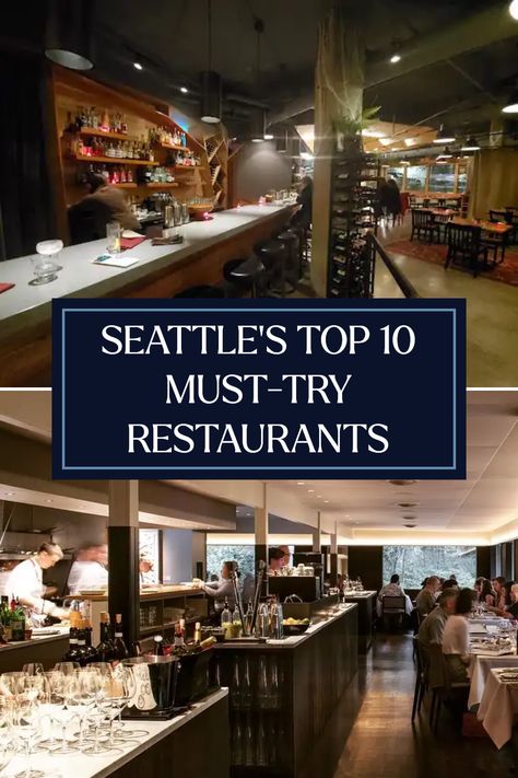 Ready to treat your taste buds to an unforgettable journey? Uncover the top 10 restaurants in Seattle that are setting trends in the culinary world this year. From pioneering spots like Café Juanita to unique experiences at Art of the Table, our list highlights stellar dining gems you won't want to miss. Enjoy delicious flavors, remarkable atmospheres, and exceptional service as you explore these fantastic venues. Take your next meal to exhilarating heights and celebrate the remarkable world of Seattle dining. Best Restaurants In Seattle, Seafood Art, Seattle Restaurants, Top 10 Restaurants, Lake Union, American Dishes, Cascade Mountains, Top Restaurants, Restaurant Offers