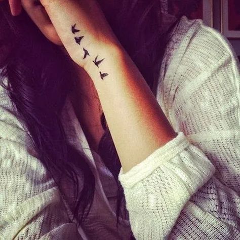 30 Best Side Wrist Tattoos Ideas Small But Meaningful Tattoos, Loved Tattoo, Wrist Tattoos Ideas, Bird Tattoos For Women, Side Wrist Tattoos, Bird Tattoos, Wrist Tattoos For Women, Girls Art, Meaningful Tattoos