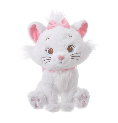 Marie Plush, Disneyland Merchandise, Disney Plushies, Strawberry Parfait, Cat Plushie, Disney Store Japan, Marie Cat, Disney Cats, Marie Aristocats