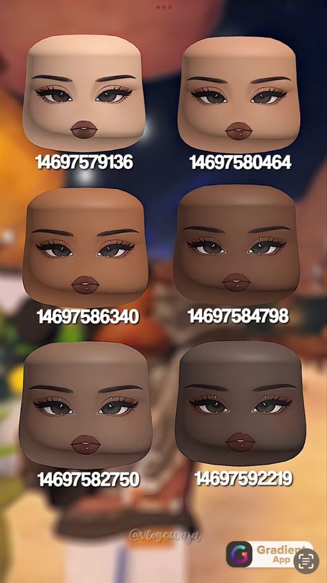 Face For Berry Ave, Bloxburg Fnaf Decals Codes, Makeup Codes Berry Ave, Eyelash Codes Berry Ave, Faces Codes, Bloxburg Face Codes, Roblox Sets, Roblox Face, Brown Hair Roblox