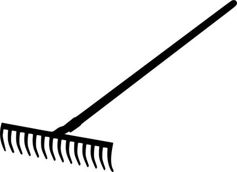 Rake Tool, Image Icon, Image Vector, Svg Free, Free Svg, Public Domain, Garden Tools, Art For Kids, Vector Images