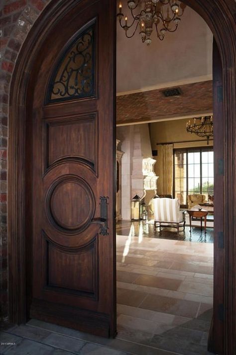 Iron Entry Doors, Main Entrance Door, Wooden Main Door, Wooden Main Door Design, Modern Entrance, Porte Cochere, Entrance Door Design, Wooden Door Design, Casas Coloniales