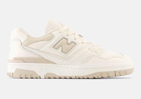 Off White New Balance Shoes, New Balance 550 Off White, Cream New Balance Shoes, New Balance 550 Neutral, New Balance 550 Beige, New Balance Beige Shoes, New Balance Shoes Beige, Marina Decor, Cream New Balance