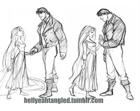 Bear Flynn 9 Tangled Concept Art, Concept Art Landscape, Glen Keane, Otto Schmidt, Rapunzel And Flynn, Art Couple, Disney Concept Art, Disney Sketches, Art Disney