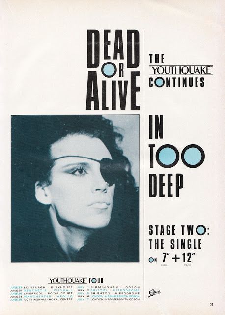 Top Of The Pops 80s: Dead or Alive Dead Or Alive Band, Electronic Press Kit, Pete Burns, Dead Alive, Top Of The Pops, Degree Burns, Dead Or Alive, Im Falling, Sensitive Content Warning