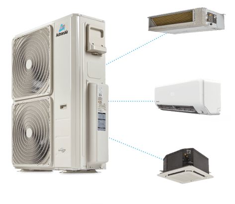 Multi Head Split System Air Conditioning | MultiElite | ActronAir Split Air Conditioner, Split System Air Conditioner, Split System, Air Conditioning Unit, Retail Space, Air Conditioner, Air Conditioning, Easy Cleaning, Split