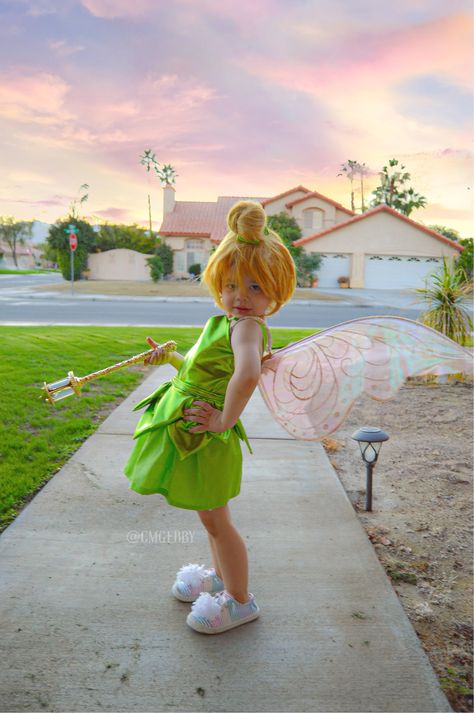 #31DaysofHalloween Challenge Toddler Tinkerbell Fairy Costume home made Tink Toddler Tinkerbell Costume, Tinkerbell Costume Kids, Epi Pen, Tinkerbell Costume, Tinkerbell Fairy, Teacher Halloween Costumes, School Costume, I'm Okay, Ballet Jazz