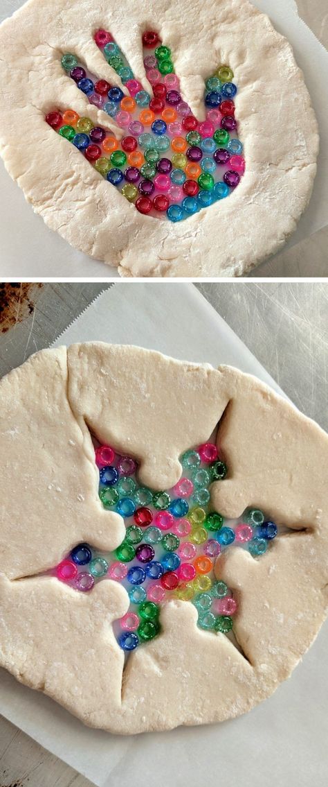 Kids Craft: Salt Dough Suncatcher {Reality Daydream} Wine Bottle Diy Crafts, Wine Bottle Diy, Crafty Kids, Crafts For Kids To Make, Salt Dough, Wine Bottle Crafts, Childrens Crafts, Fun Crafts For Kids, Mason Jar Crafts