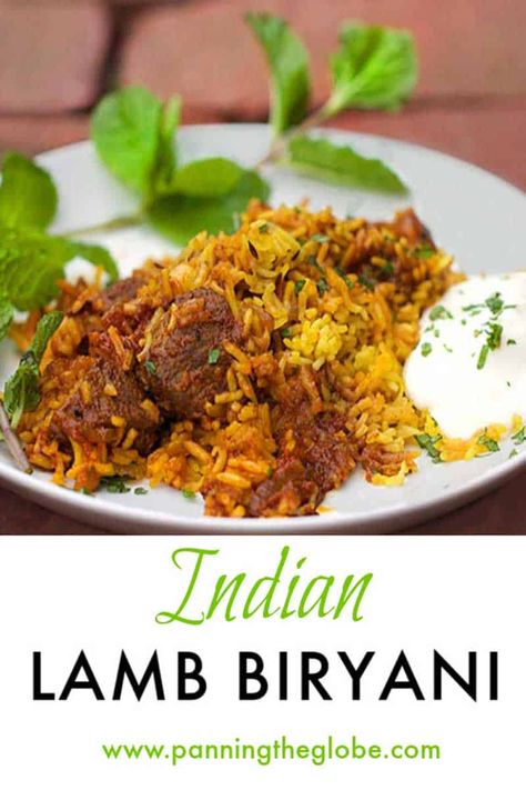 Lamb Biryani Recipe Easy, Lamb Breyani Recipes, Hyderabad Biryani Recipe, Lamb Rice Recipes, Pakistan Cuisine, Best Mutton Biryani Recipe, Lamb Biryani Recipe, Lamb And Rice, Meet Recipe