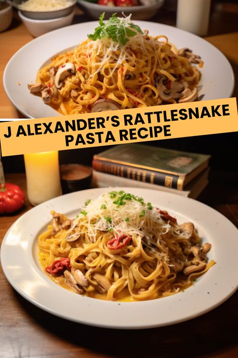 Rattle Snake Pasta Recipe, Rattle Snake Pasta, J Alexanders Rattlesnake Pasta Recipe, Rattlesnake Pasta Recipe, Rattlesnake Pasta, Snake Recipe, J Alexander, Tagliatelle Pasta, Steak Pasta