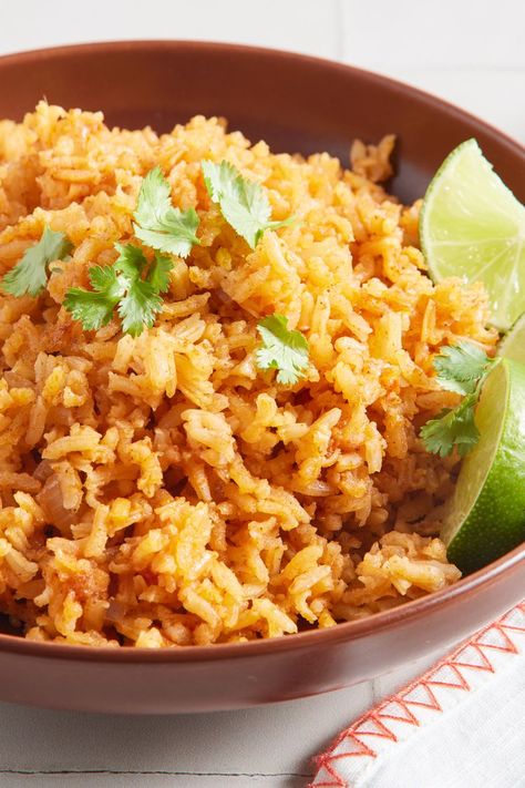 Mexican Rice Southwestern Rice Recipe, Rice For Taco Bar, Magnolia Mexican Rice, Fast Mexican Rice, Yellow Rice Mexican, Spanish Rice With Tomato Sauce, Mexican Rice Tomato Sauce, Mexican Rice In Instant Pot, Rice To Go With Tacos