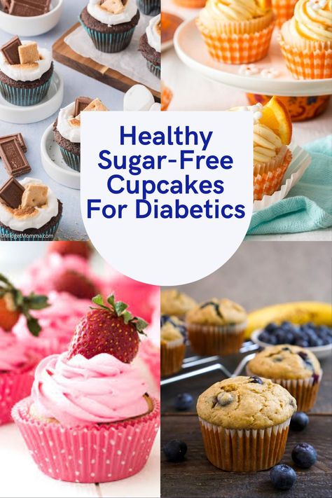 Healthy Sugar-Free Cupcakes For Diabetics, Sugar-Free Cupcakes, Healthy Cupcakes For Diabetics Low Sugar Cupcakes, Sugar Free Muffins For Diabetics, Diet Cupcakes, Cupcakes For Diabetics, Sugar Free Cupcake Recipes, Naturally Sweetened Cupcakes, Sugar Free Baked Goods, Sugar Free Cupcakes For Diabetics, Low Carb Cupcake Recipes