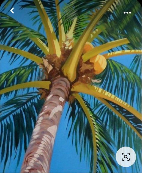 Pintura A Guache, Tropical Painting, Palm Trees Painting, Canvas For Beginners, Caribbean Art, Posca Art, Gouache Art, Animal Bones, Antique Hardware