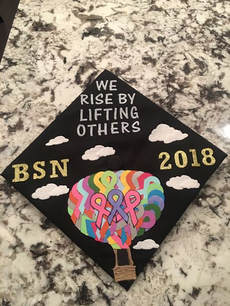 Oncology Nursing Graduation Cap- IUS BSN Oncology Nursing Graduation Cap, Oncology Graduation Cap, Oncology Nurse Graduation Cap, Nurse Graduation Cap Designs, Bsn Nursing, Nursing Caps, Nurse Graduation Cap, Nursing Graduation Pictures, Oncology Nurse