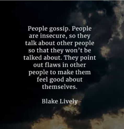 Insecure People Quotes, Nosy People, People Who Gossip, Gossip Quotes, Jewish Proverbs, Insecure People, Bliss Quotes, Feeling Jealous, German Quotes