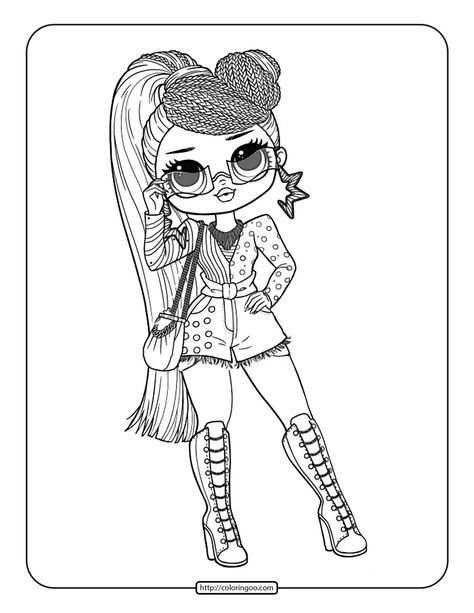 LOL Surprise Coloring Page. #free #printable #characters #queen #lolsurprise #cartoon #coloringpages #drawing #painting Lol Painting, Tangled Coloring Pages, Nemo Coloring Pages, Cinderella Coloring Pages, Toy Story Coloring Pages, Minions Coloring Pages, Frozen Coloring Pages, Baby Coloring Pages, Funny Printables