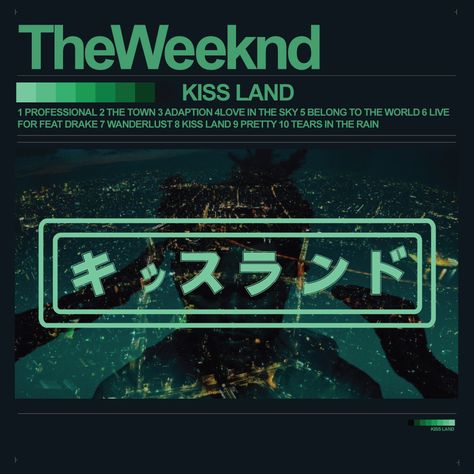 Kissland Album Cover, Event Poster Design Inspiration, Kiss Land, The Weeknd Poster, Abel The Weeknd, Event Poster Design, Mood Wallpaper, Poster Design Inspiration, Neon Aesthetic