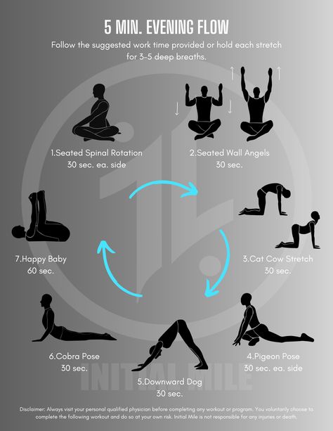 Yoga: 5 Minute Evening Flow Night Time Stretching Routine, Stretches To Loosen Muscles, Evening Stretch Routine, Night Time Yoga Flow, Night Yoga Flow, Evening Yoga Flow, Night Time Stretches, Rest Day Yoga, Menstrual Yoga