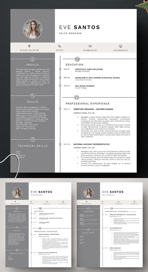 Modern Resume & Cover Letter Template Interior Design Resume, Architecture Resume, Cv Ideas, Architect Resume, Minimal Resume Template, Graphic Design Cv, Modern Resume Design, Resume Cover Letter Template, Cover Letter Design