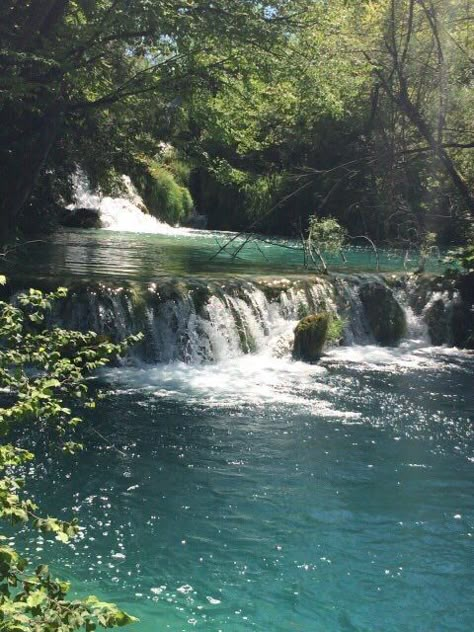 Lakes And Rivers, Elven Village, Fake Country, Amazing Waterfall, Book Cover Background, Parts Of The Earth, Pretty Views, Plitvice Lakes, Beautiful Locations Nature