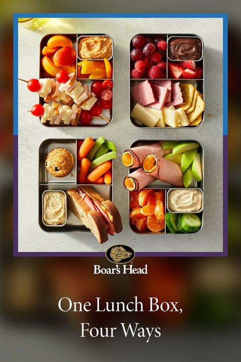 Looking for some lunchbox inspiration? Make your little one’s meal too good to trade with these fresh and fun Boar’s Head pairings. Lunch Planner, Apple And Peanut Butter, Sac Lunch, School Food, Bento Box Lunch, Easy Lunches, Kids Lunch, Healthy Lunch, Lunch Recipes