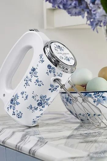 Laura Ashley | Next Official Site Laura Ashley Kitchen, Rose Pattern Design, Handheld Mixer, Electric Hand Mixer, China Rose, Rosé Hands, Coastal Kitchen, Hand Mixer, Beautiful Kitchen