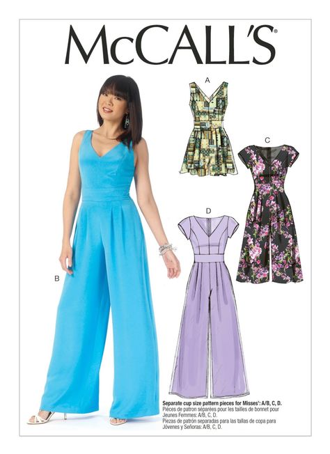 Erica Bunker | DIY Style! The Art of Cultivating a Stylish Wardrobe: DIY Sweetheart Strapless Tie-Front Cutout Jumpsuit + Tutorial Jumpsuit Patterns, Wide Leg Jumpsuit Pattern, Jumpsuit Pattern Sewing, Sewing Templates, Pants Sewing, Pattern Romper, Wide Leg Romper, Pants Sewing Pattern, Jumpsuit Pattern