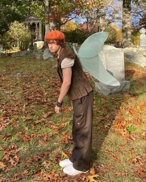 Aesthetic Fairy Costume, Fairy Outfit Aesthetic, Outfits For Males, Aesthetic Fairy Core, Dark Fairy Costume, Boys Halloween Costume, Pixie Costume, Fairy Core Outfits, Fairy Diy