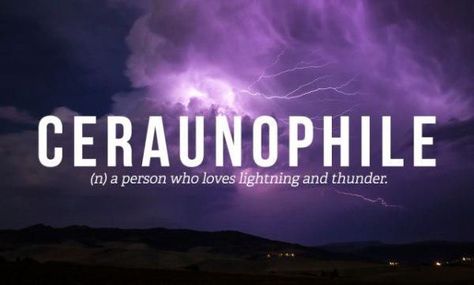 Ceraunophile - Album on Imgur A Person Who Loves Nature, Person Who Loves Nature, Storm Watching, Lightning Thunder, Jane Foster, Uncommon Words, Jason Grace, Weird Words, Unusual Words