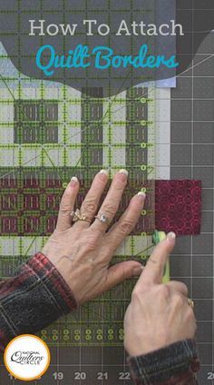 How To Sew A Border On A Quilt, Patchwork Quilt Borders, Quilt Border Tutorial, Adding Borders To A Quilt Tutorials, How To Add Sashing To A Quilt, Adding Quilt Borders, How To Put A Border On A Quilt, How To Sew Borders On A Quilt, Adding Borders To Quilts