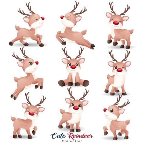 Reindeer Drawing, Xmas Theme, Merry Christmas Background, Cute Reindeer, Merry Christmas Banner, Holiday Lettering, Merry Christmas Card Greetings, Merry Christmas Greetings, Christmas Characters