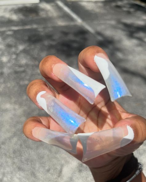 Puddles of Milk Gel Press on Set I wasn’t sure if gel duck nails could be a thing but I’m here to tell y’all it issssssss 💅🏽💃🏽💃🏽 Tbh any full cover nail is sturdy (gel x nails are press ons, sorry to say!) & can be worn & reused just like the square and coffin shapes! Available in my shop 🫶🏽 #nailart #naildesign #blacknails #simplenails #explorepage #floridanails #pressons #pressonnails #nails #trendy #ducknails #duckies #nailsnailsnails #nailtechmemes #beetlesgelpolish #nailartist #artblo... Gel X Nails, Florida Nails, X Nails, Duck Nails, Gel Press, Press Ons, Black Nails, Nail Artist, Nail Tech