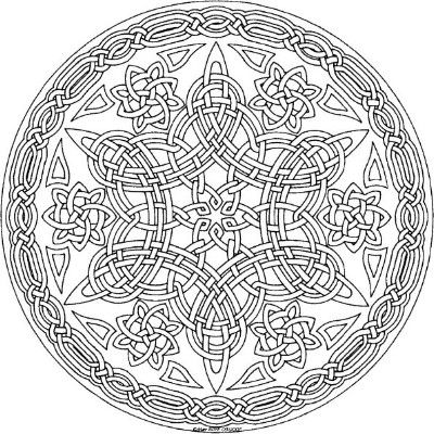 Bring These 15 Magnificent Free Mandala Templates To Life With Vibrant Colors! Celtic Mandala Coloring Pages, Celtic Mandala Design, Celtic Designs Pattern Free Printable, Celtic Knot Mandala, Coloring Templates For Adults, Celtic Designs Pattern, Celtic Patterns Templates, Celtic Coloring, Celtic Mandala