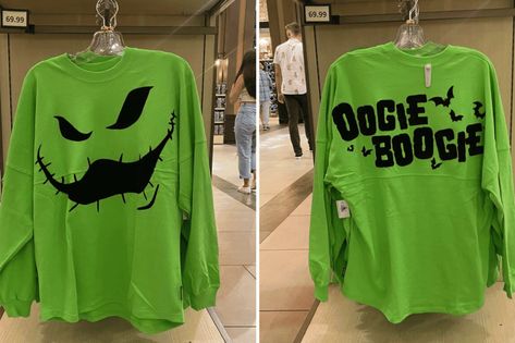 PHOTOS: NEW “Nightmare Before Christmas” Oogie Boogie Spirit Jersey Arrives at Disneyland Resort - WDW News Today Christmas Disney Outfits, Thor Halloween, Nightmare Before Christmas Oogie Boogie, What To Wear To Disney, Disney Trip Outfits, Disneyland World, Theme Park Outfits, New Nightmare, Disney Halloween Shirts