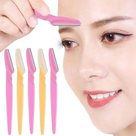 3/10pcs Eyebrow Trimmer Eyebrow Razor Shaver Blade  For Women. Eyebrow Shaping Tool, Face Razor, Membentuk Alis, Hair Removal Women, Eyebrow Shaper, Eyebrow Razor, Eyebrow Trimmer, Eye Brow, Facial Hair Removal