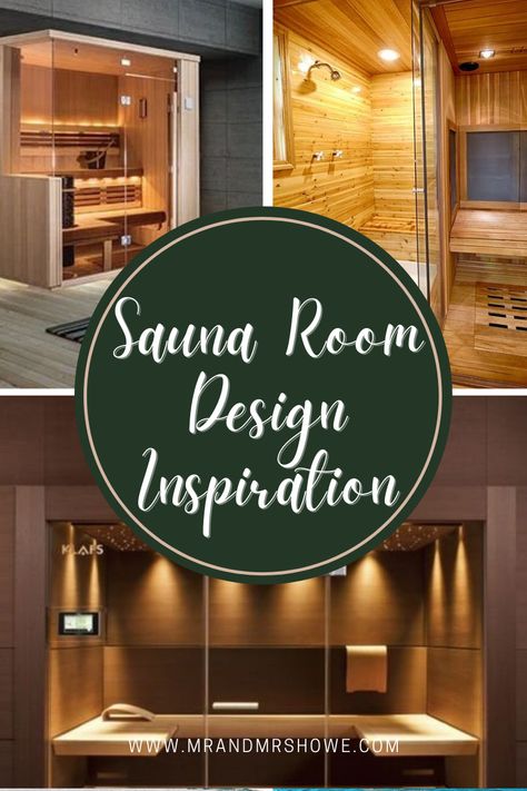 Sauna Room Inspiration [Montenegro Stone House Renovation Vision Board] Home Wellness Room With Sauna, Home Sauna Room Ideas, Sauna Room In House, Sauna Room Design, Stone Sauna, Wellness Room At Home, Stone House Renovation, Rustic Saunas, Basement Sauna