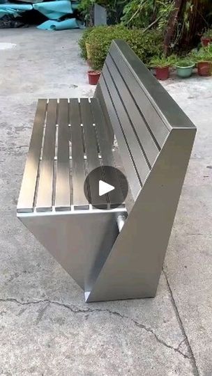 Road Beautification, Park Bench Ideas, Stainless Steel Bench, Park Project, Parks Furniture, Urban Development, Metal Bench, Urban Furniture, Hotel Furniture