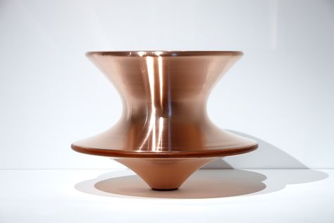 Spun | Heatherwick Studio Spun Chair, Copper Chair, Heatherwick Studio, Thomas Heatherwick, Copper Interior, Oversized Chair, Spinning Top, Plastic Chair, Classic Kids