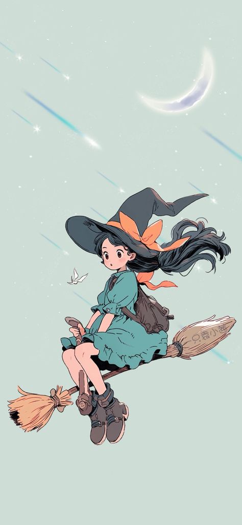 Iphone Wallpaper Korean, Disney Phone Backgrounds, Random Wallpaper, Witch Wallpaper, Cute Home Screen Wallpaper, Anime Lock Screen Wallpapers, Wallpaper Wa, Artwork Wallpaper, Cute Witch