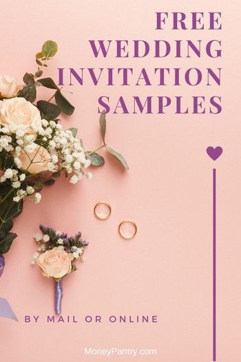 The best places to request wedding invitation samples & templates for free online or by mail... Free Wedding Samples By Mail, Sample Of Wedding Invitation, Free Wedding Samples, Free Wedding Invitation Samples, Electronic Wedding Invitations, Free Wedding Invitation Templates, Bridal Fair, Free Wedding Invitations, Free Wedding Printables