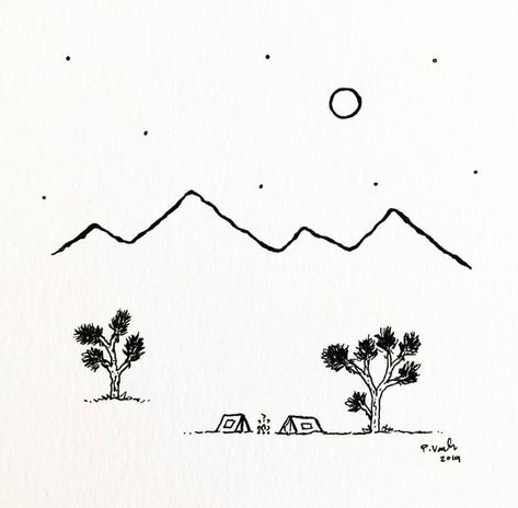 Monticello | Joshua Tree on Instagram: “Raise your hand if your walls are in serious need of Joshua Tree art! 🎨⁠ .⁠ Art by @chasingamoment⁠ .⁠ .⁠ .⁠ .⁠ .⁠ .⁠ .⁠ .⁠ #joshuatree…” Joshua Tree Drawing Simple, Joshua Tree Illustration, National Parks Tattoo Ideas, National Park Tattoos, Desert Drawing Simple, Joshua Tree Drawing, Joshua Tree Tattoo, Joshua Tree Aesthetic, Romans Road