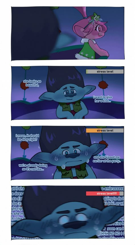 Trolls Fanart Branch, Poppy X Branch Comic, Broppy Comics, Trolls Comic, Broppy Fanart, Trolls Poppy X Branch, Poppy X Branch, Trolls Broppy, Trolls Fanart